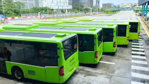 AI di Kamera Bus Singapura: Deteksi Pelanggaran Lalu Lintas dan Jalan Rusak Mulai 2026