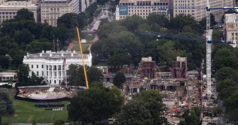 Gedung Putih Lanjutkan Proyek Ballroom Rp6,4 Triliun: Mahkamah Agung AS Jadi Penentu