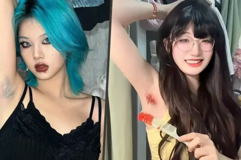 Rambut Ketiak Berwarna: Tren Fashion Baru yang Menggeser Stigma di China