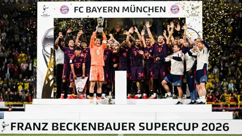 Bayern Munich Kalahkan Dortmund 2-1, Rebut Piala Super Jerman ke-12