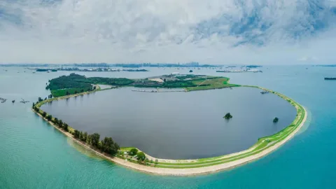 Singapura Rencanakan Pulau Baru Raksasa di Barat: Gabungkan Semakau, Bukom, dan Pulau Sudong