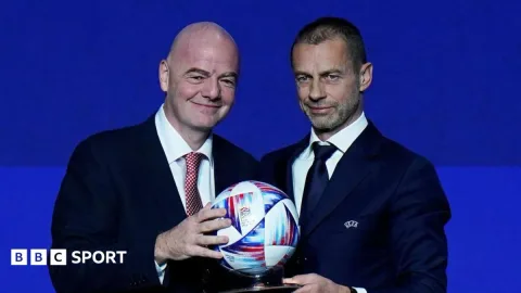 Ketegangan UEFA-FIFA Meningkat: Ceferin Sebut Rencana Infantino Jual Saham Piala Dunia Lebih Buruk dari Super League