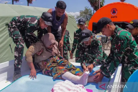 300โ400 Personel Komcad Dikerahkan untuk Percepatan Pemulihan NTT Pascagempa