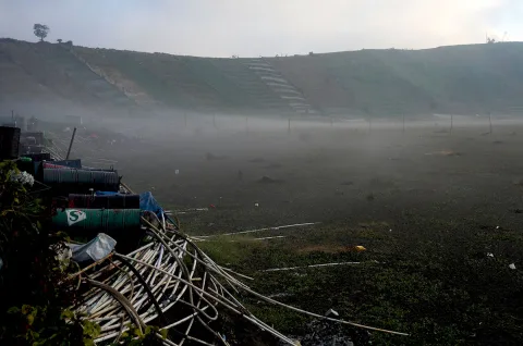 Telaga Merdada Mengering, Petani Dieng Terjepit El Nino dan Biaya Irigasi yang Membengkak