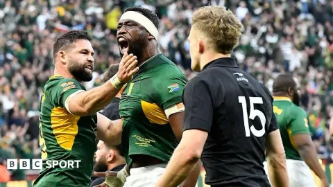 Springboks Jinakkan All Blacks di Cape Town, Seri 1-1: Momentum Bergeser ke Soweto