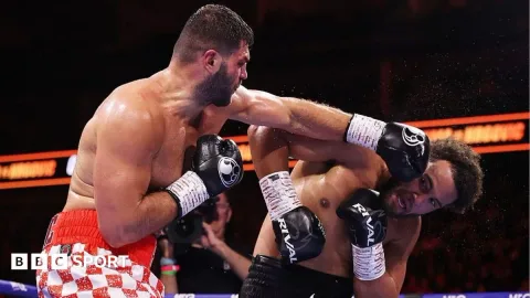Moses Itauma Tumbang di Ronde Kesembilan, Filip Hrgovic Kunci Gelar Juara Dunia IBF