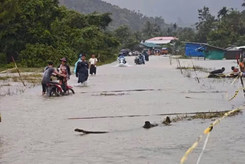 Banjir Myanmar: Sungai Taninthayi Lampaui Level Bahaya, 700 Warga Mengungsi