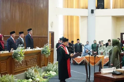 Riyin Nur Asiyah Resmi Pimpin DPRD Magetan, Gantikan Suratno yang Tersandung Korupsi