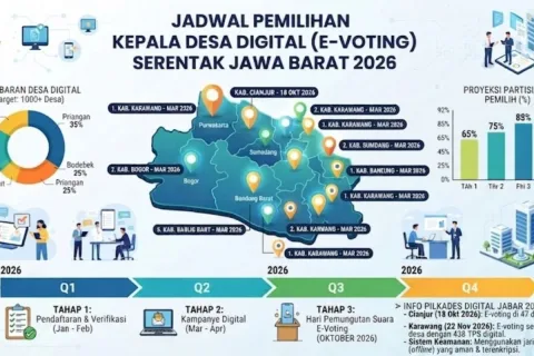 Pilkades Digital 2026 di Jabar: Enam Kabupaten Siap, Cianjur Hemat Rp2,5 Miliar