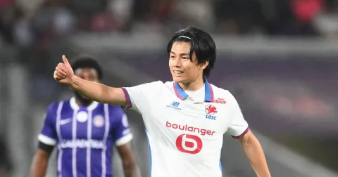 Debut Manis Ayase Ueda: Gol Kemenangan Lille atas Toulouse di Ligue 1