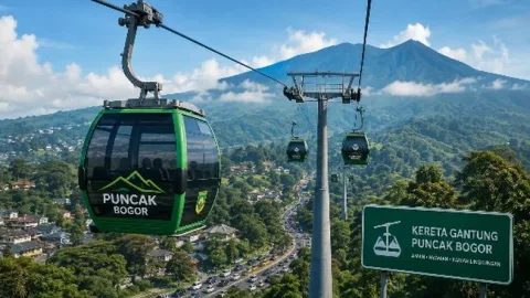 Proyek Kereta Gantung Puncak Masuk Tahap Kajian, Ini Tantangan yang Menanti Pemkab Bogor