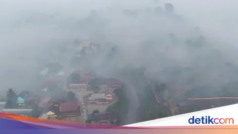 Asap Karhutla Kembali Selimuti Palembang, Jarak Pandang Menurun Drastis
