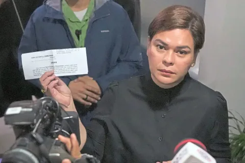 Wakil Presiden Filipina Sara Duterte Bebas dengan Jaminan: Ketegangan Politik Memuncak