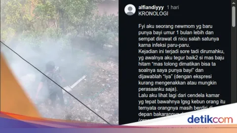 Cekcok Soal Bakar Sampah di Batu Berujung Ancaman Hukum: Ibu Muda Siap Tempuh Jalur Polisi Demi Bayi