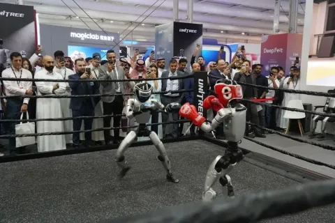 Robot Canggih China Mencuri Perhatian di LEAP 2026 Riyadh: Bukti Nyata Ambisi Saudi Vision 2030