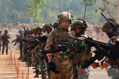 Latihan Tembak Super Garuda Shield 2026: 270 Personel Lintas Negara Uji Akurasi di Sumatera Selatan