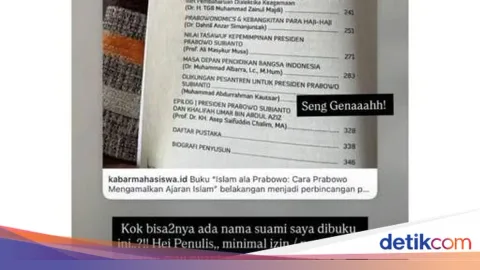 Nama Gus Kautsar Dicatut dalam Buku 'Islam Ala Prabowo', Istri Protes: Tak Ada Izin