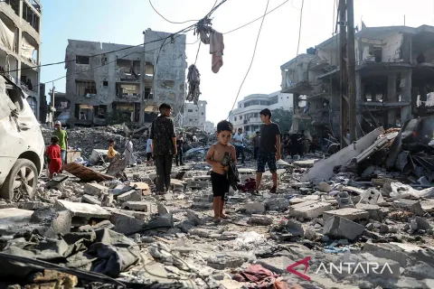 Tujuh Negara Kutuk Rencana Pengusiran Warga Gaza: Indonesia Pimpin Tekanan Diplomatik