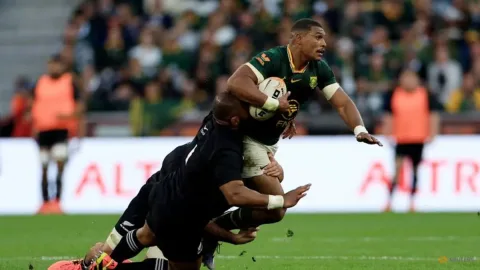 Springboks Pertahankan Formasi Inti, Dua Perubahan Jelang Laga Pamungkas Lawan All Blacks