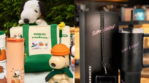 Rayakan 30 Tahun, Starbucks Singapura Hadirkan Koleksi Jay Chou dan Peanuts: Mania Indonesia Siapkan Dana?