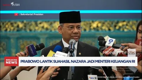 Suahasil Nazara Resmi Jabat Menkeu, Pasar Menanti Arah Fiskal Prabowo