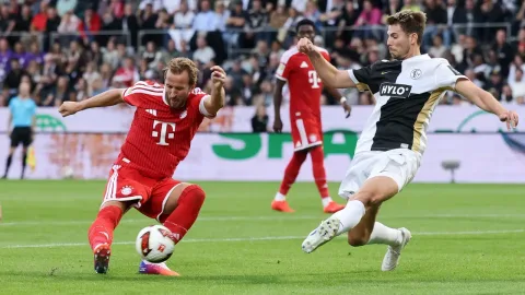 Kane Cetak Gol ke-150, Bayern Selamat dari Kejutan Elversberg