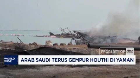 Arab Saudi Gempur 50 Titik Houthi dalam Sehari, Risiko Jalur Dagang RI Menguat