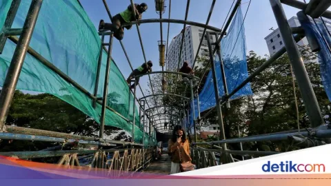 JPO Abdullah Syafei Tebet Direvitalisasi Total, Target Rampung Desember 2026