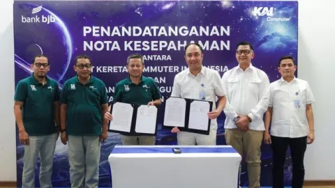 bank bjb dan KAI Commuter Jalin Kemitraan Strategis, Bidik Ekosistem Pembayaran Digital di Transportasi Publik