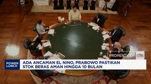 Prabowo Klaim Stok Beras Aman 10 Bulan, Antisipasi El Nino Diperkuat