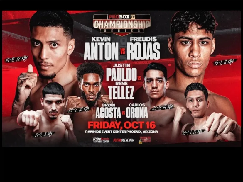 Anton Hadapi Rojas di ProBoxTV: Duel Raksasa Southpaw Perebutkan Sabuk WBC Continental Americas