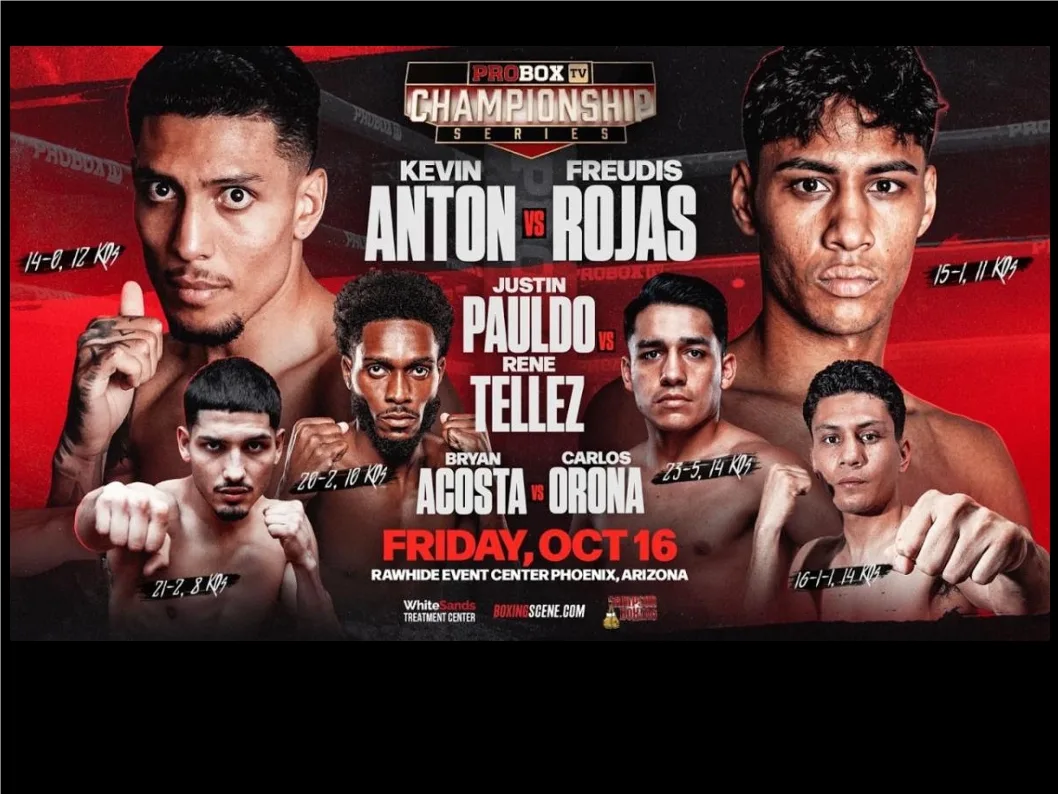 Anton Hadapi Rojas di ProBoxTV: Duel Raksasa Southpaw Perebutkan Sabuk WBC Continental Americas