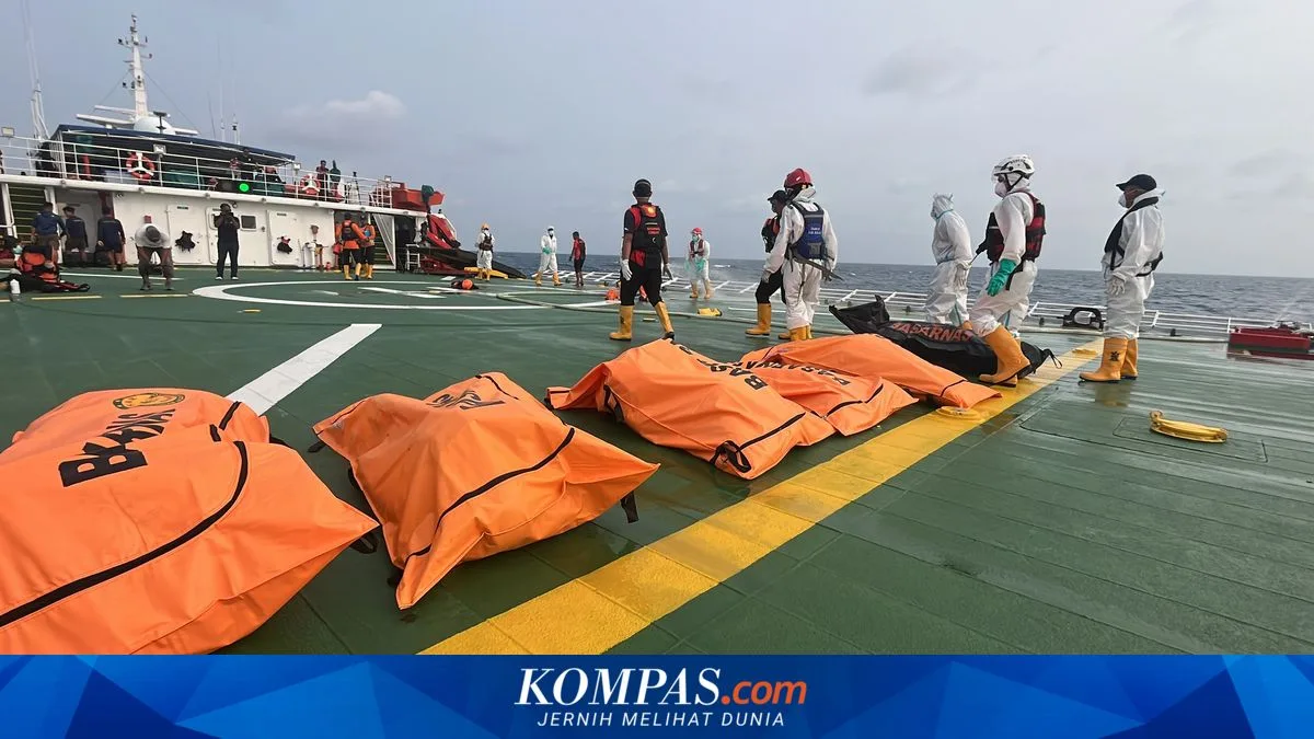 Evakuasi KMP Virgo Terkendala Arus Laut Jawa, Basarnas Kerahkan 4 Kapal dan Helikopter