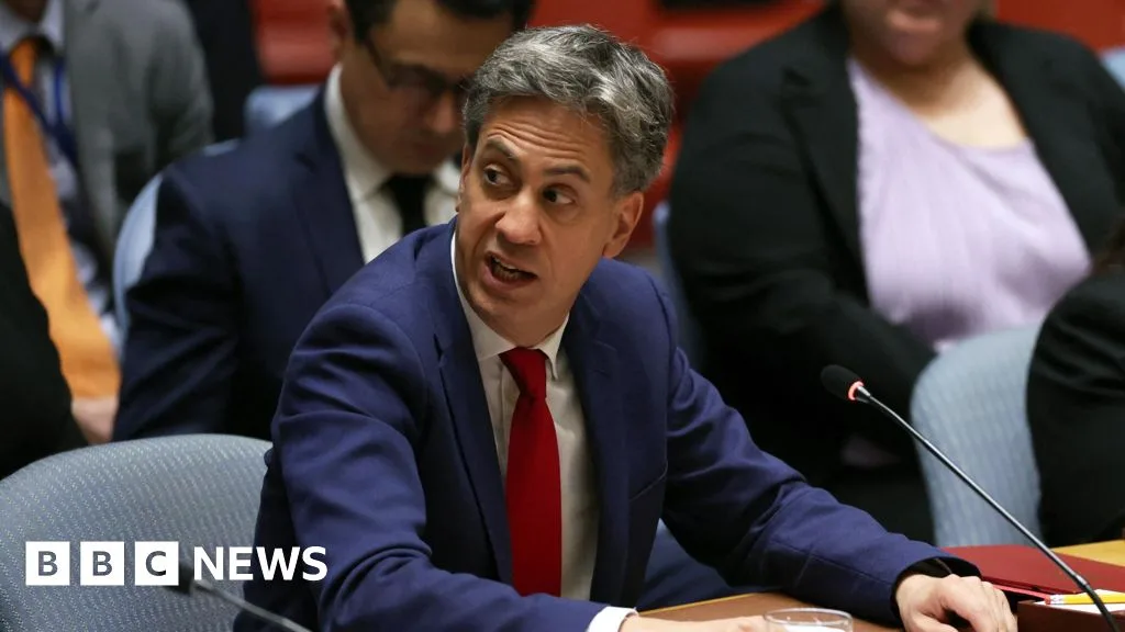 Miliband Warns Iran at UN: Hostile Activity on British Soil Will Not Be Tolerated