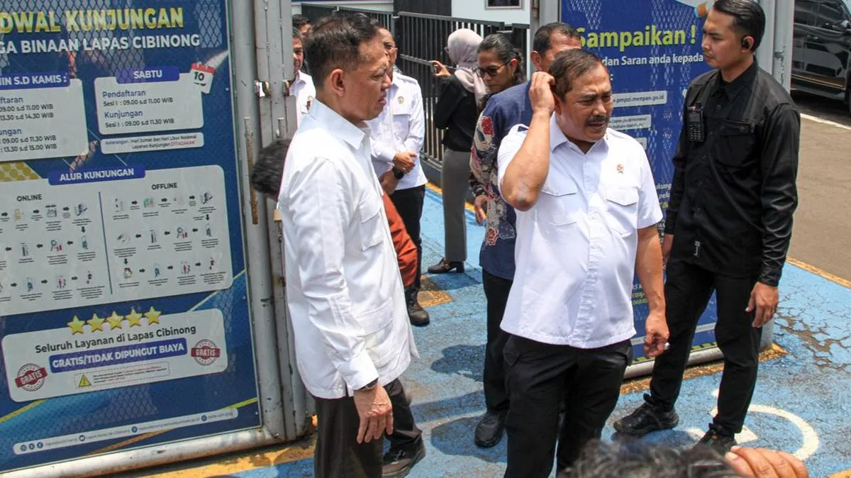 Imipas Minister Inspects Cibinong Prison, House Calls Ombudsman and Director General of Corrections