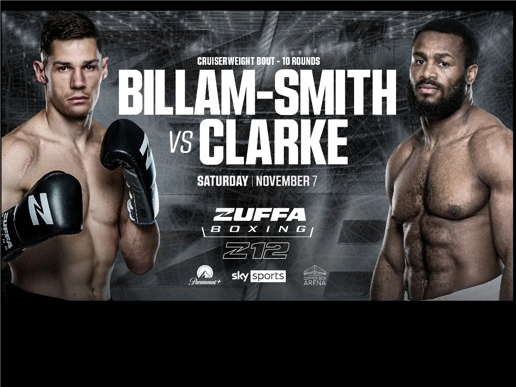 Billam-Smith vs Clarke: All-English Cruiserweight Duel at Zuffa Boxing 12, November 7