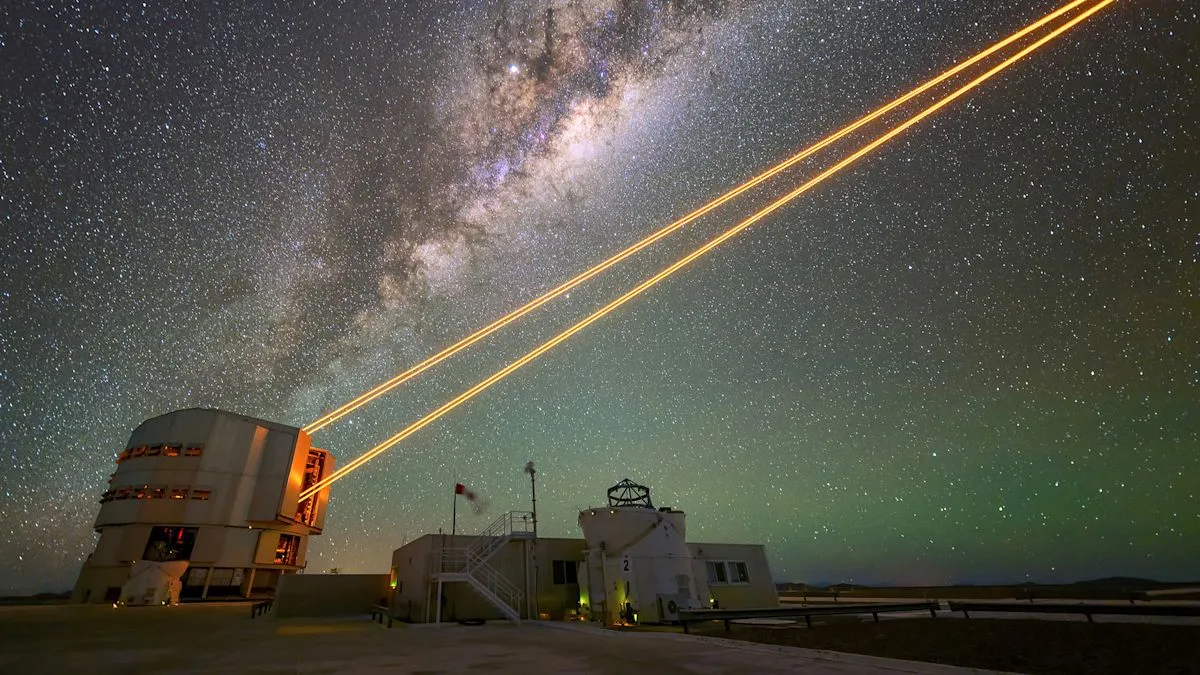 VLT Chile Kini Operasikan Tujuh Laser, Ciptakan Bintang Palsu demi Citra Kosmos Lebih Tajam
