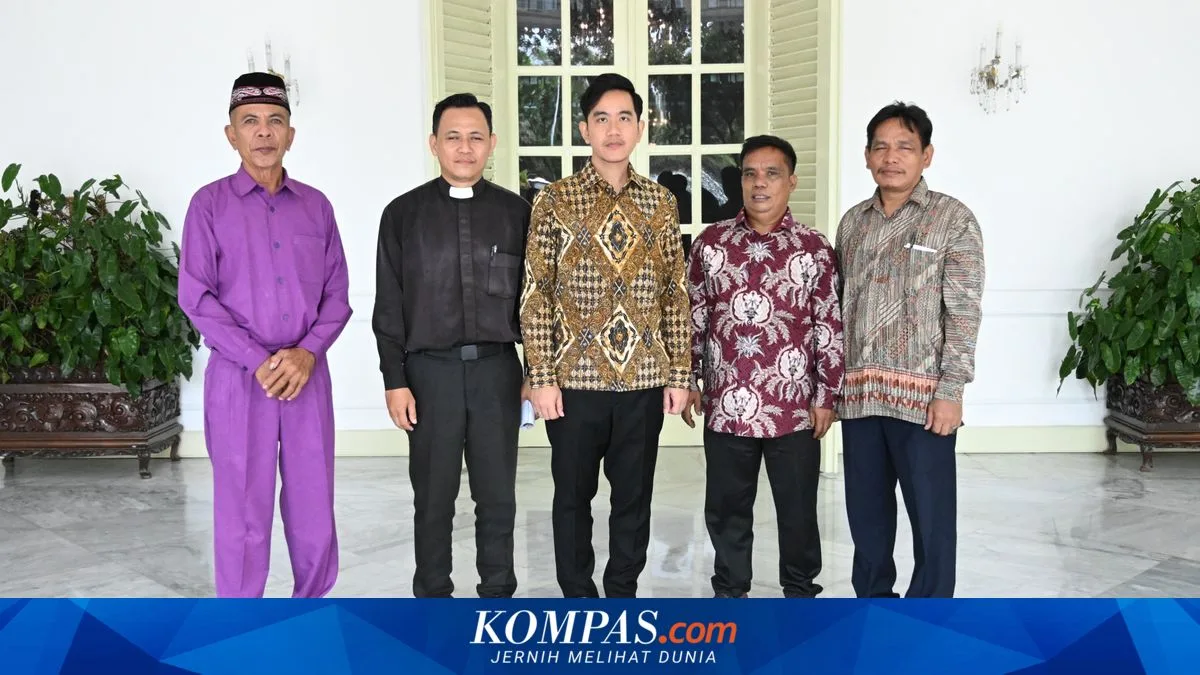Gibran Temui Jemaat GKPI Rajeg di Istana, Minta Ibadah Tetap Kondusif Pascapembubaran