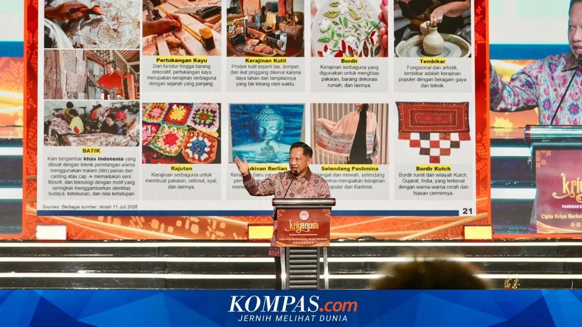Mendagri Tito Tutup Kriyanusa 2026: Pasar Kriya Global US$3 Triliun, Indonesia Diminta Rebut Peluang