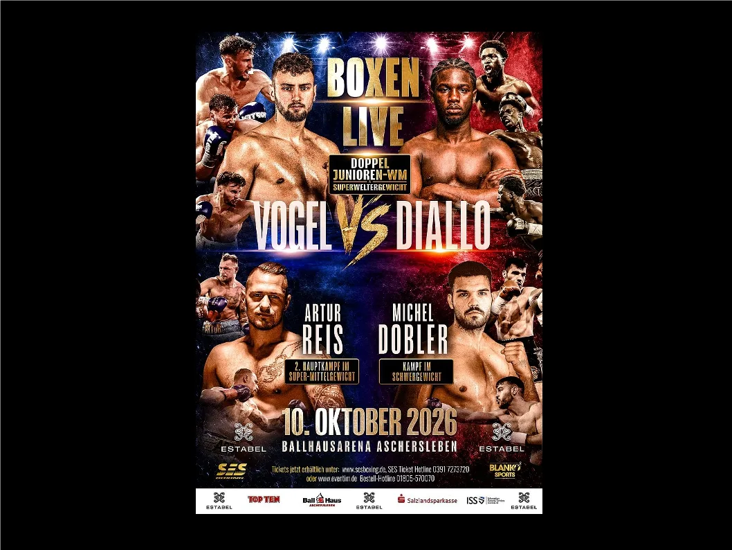 SES Boxing Gala Aschersleben: Julian Vogel Incar Gelar Ganda, Artur Reis Comeback ke Kelas Asal