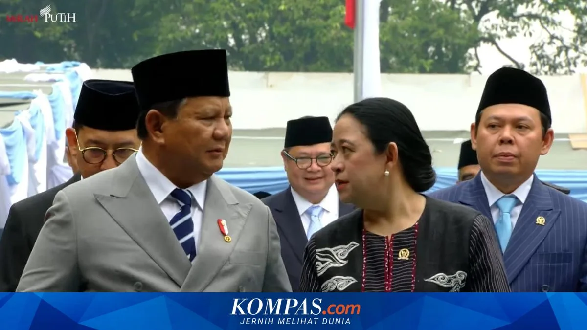 Prabowo dan Puan Terekam Akrab di Upacara Hari Kesaktian Pancasila, Sinyal Baru Relasi Eksekutif-Legislatif?