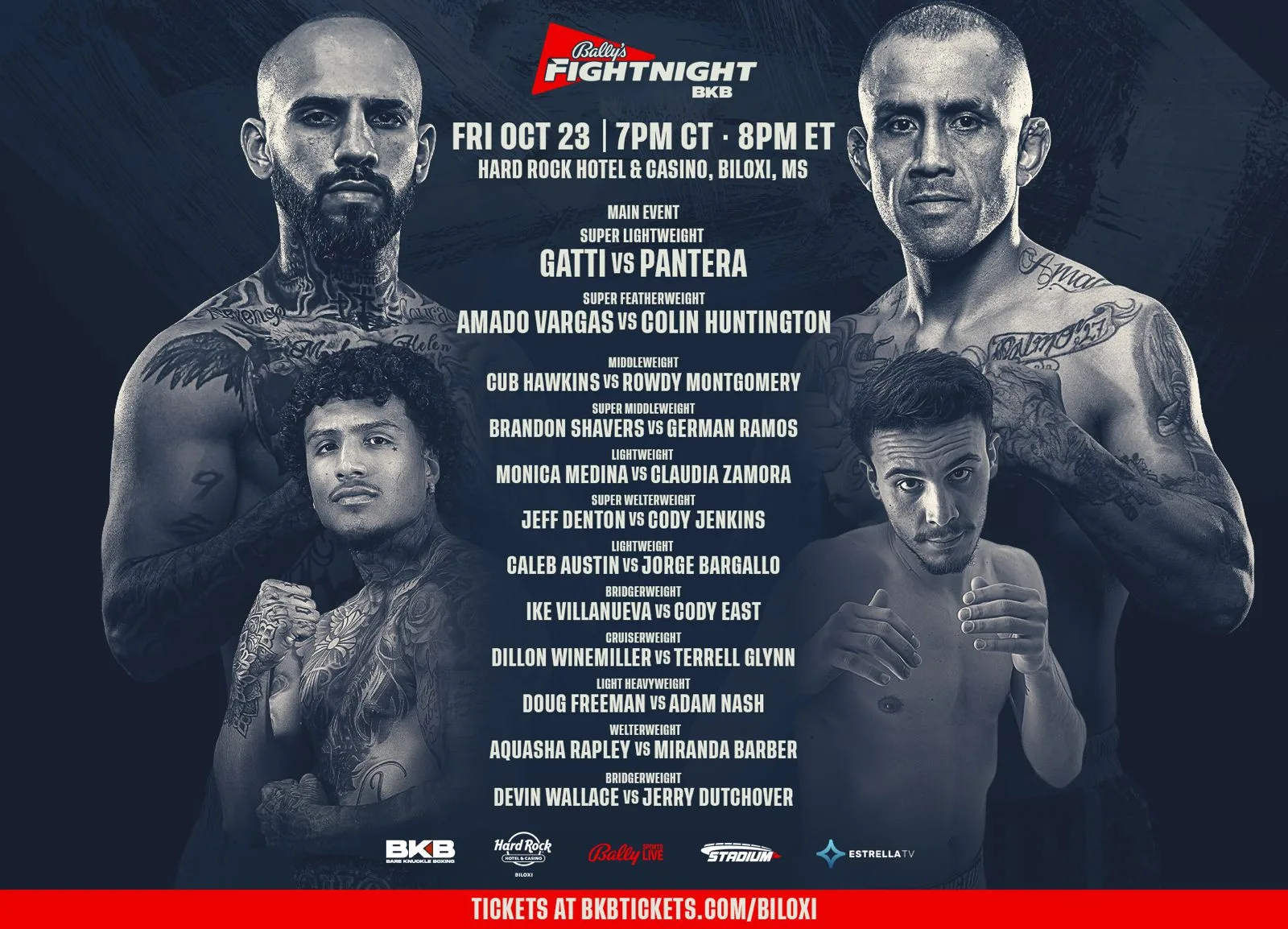 Amado Vargas Kembali ke BKB, Hadapi Colin Huntington di Kartu 12 Laga Biloxi