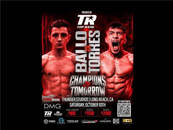 JuJu Ballo Kembali Naik Ring 10 Oktober, Hadapi Carlos Torres di Long Beach