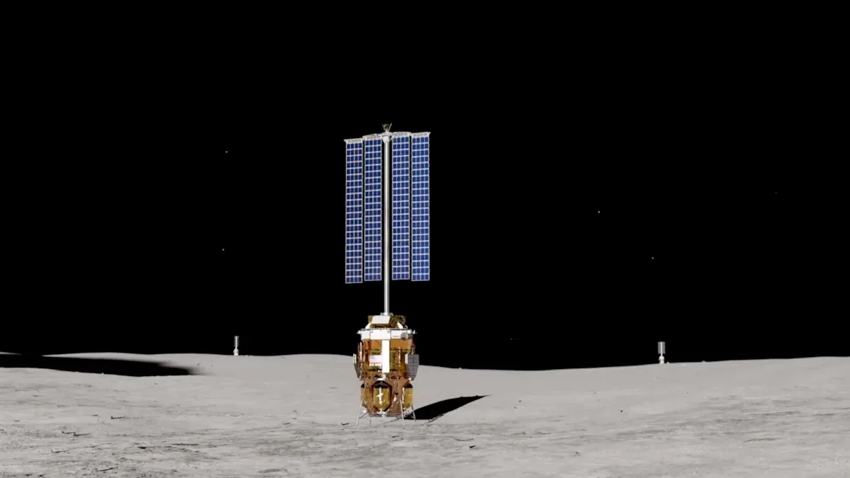 Blue Origin Pamer 'Power Tower' 20 Meter, Listrik Tenaga Surya untuk Basis Bulan