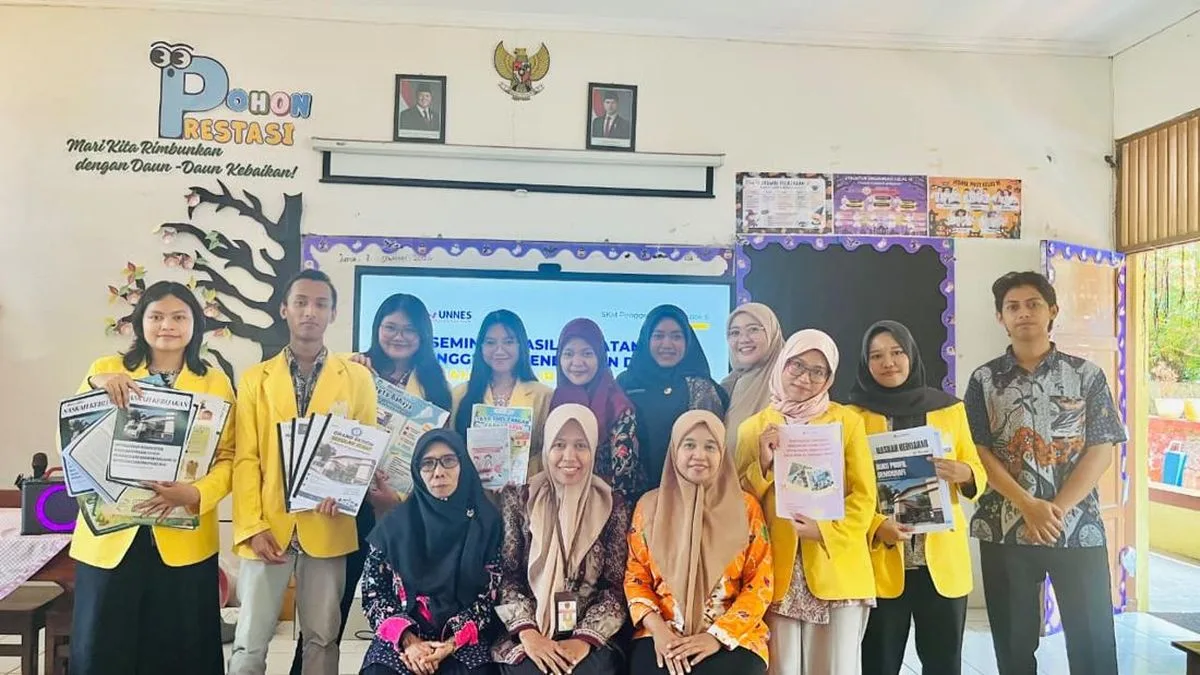 UNNES Public Health Students Design Healthy School in Semarang, Produce 12 Products