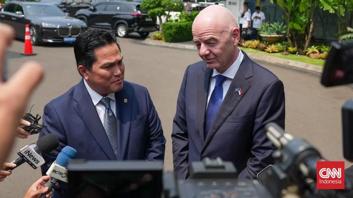 Prabowo Terima Presiden FIFA di Istana, Erick Thohir Sebut Kelanjutan Komunikasi Dua Sahabat