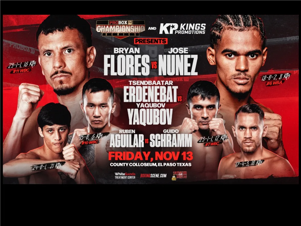 Bryan Flores vs Jose Nunez: Duel Super Lightweight Berisiko Tinggi di ProBoxTV
