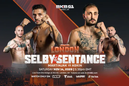 BKB 61: Martinjak Pertaruhkan Sabuk Bridgerweight, Selby vs Sentance Jadi Duel Utama