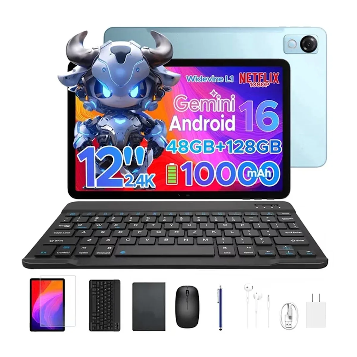 Tablet 2-in-1 Rp1,9 Juta di Walmart: Spesifikasi 48 GB RAM, Android 16, dan Lima Aksesori