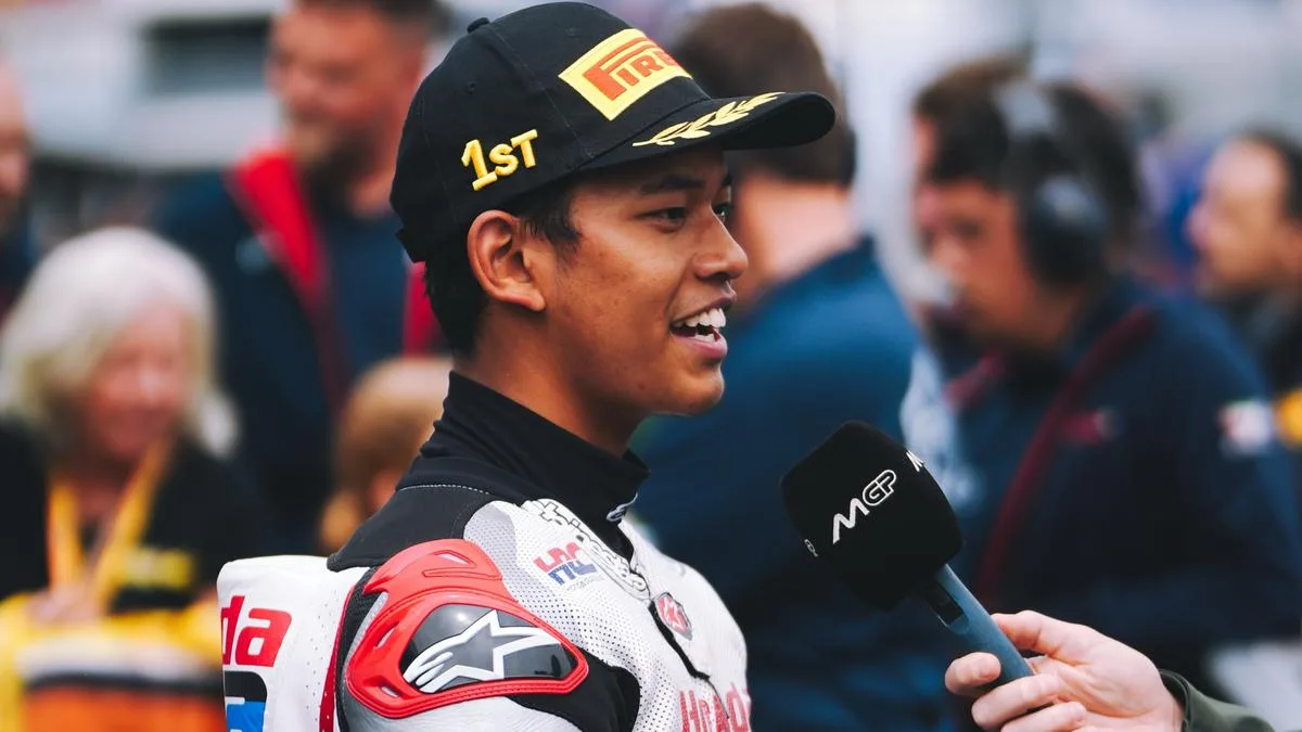 Veda Ega Pratama Cetak Pole Position Bersejarah, tapi Balapan Moto3 Australia Batal karena Cuaca